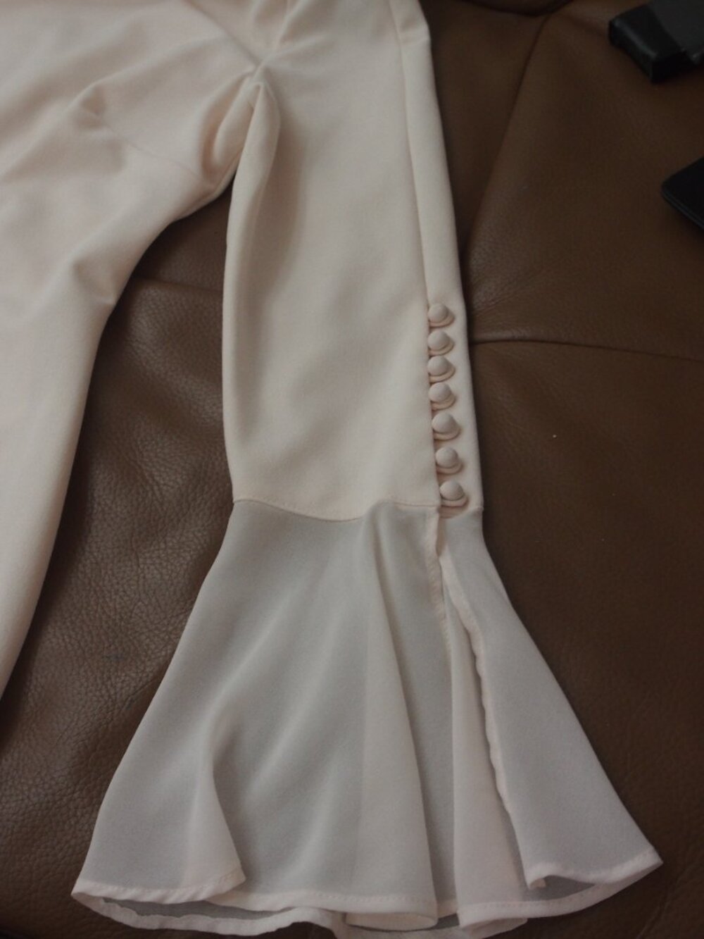 Light rose pink work dress